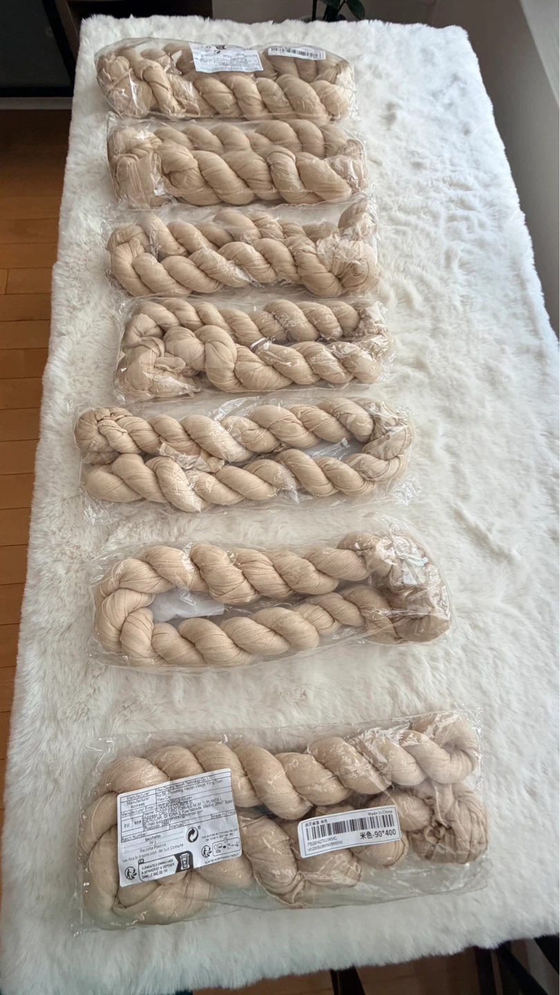 Wedding decor - Cheesecloth Beige  Table Runners (Set of 7) - photo 4