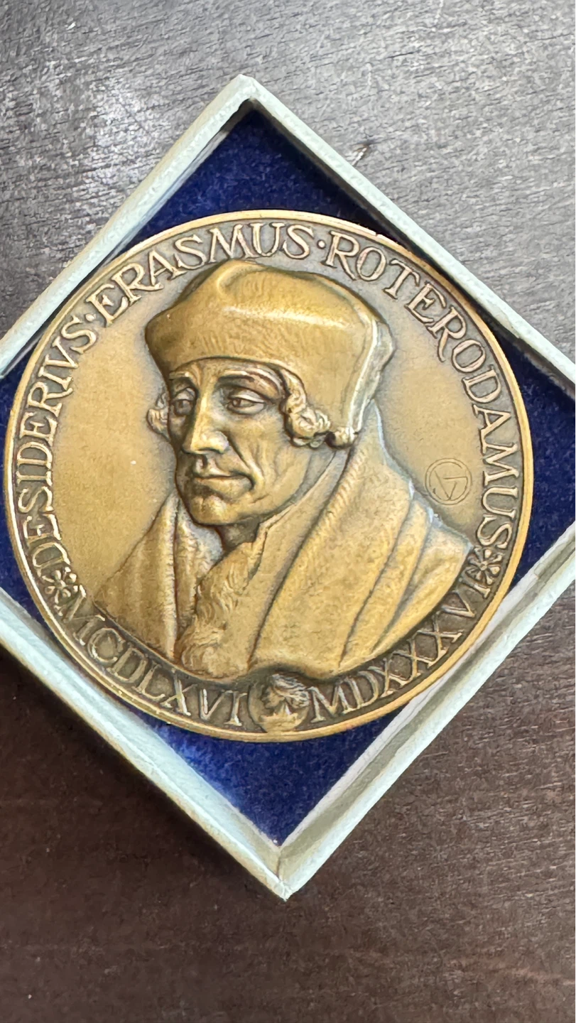 Old bronze medal