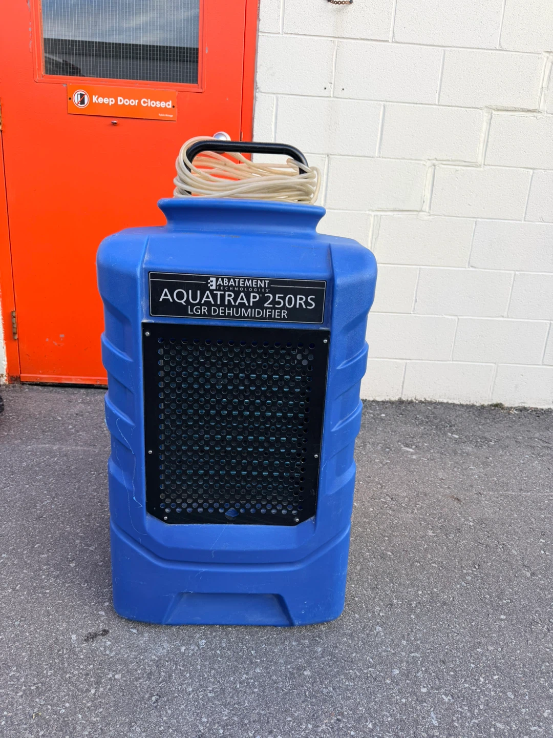 Abatement Aquatrap 250RS LGR commercial dehumidifier