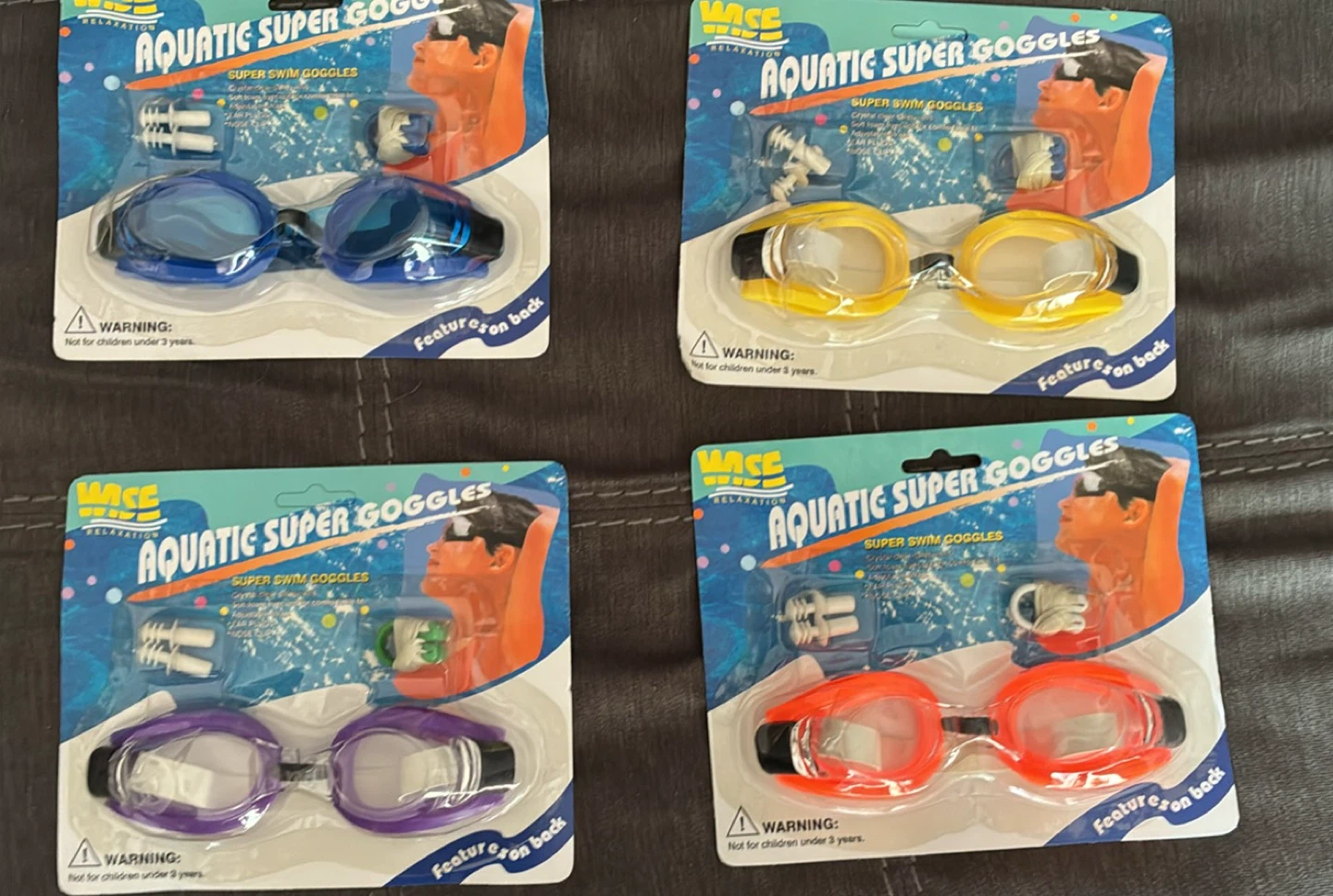 New Aquatic Super Swim Goggles