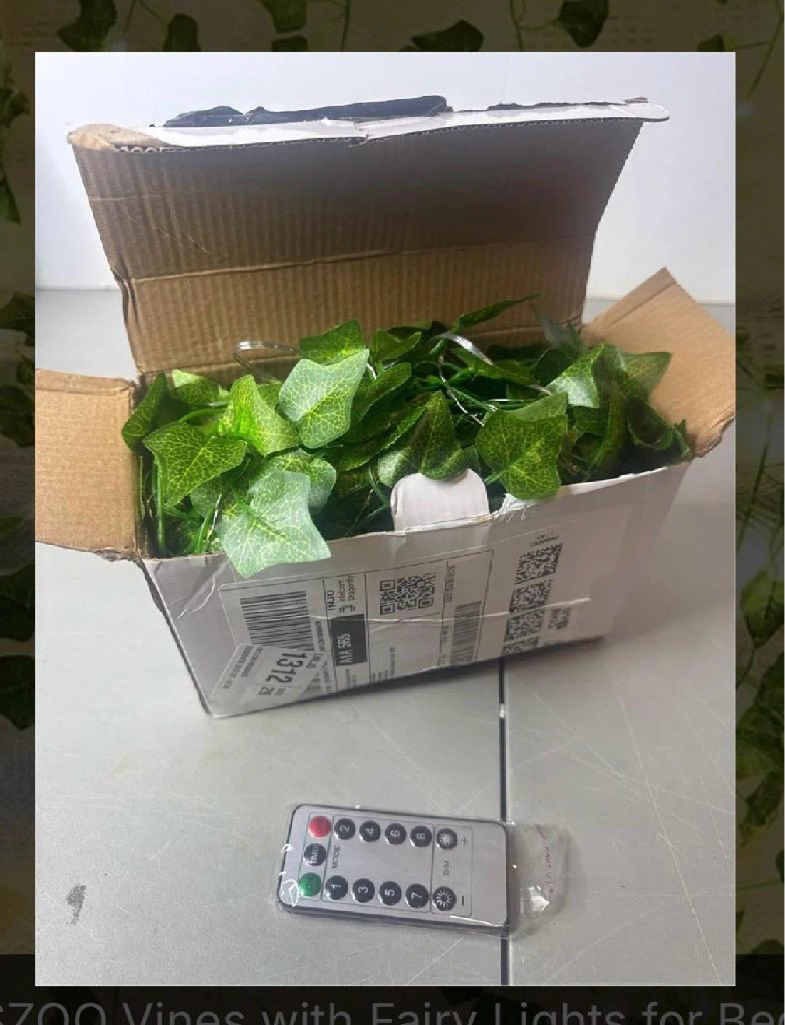 200 LED Fairy Lights Ivy String Lights - photo 4