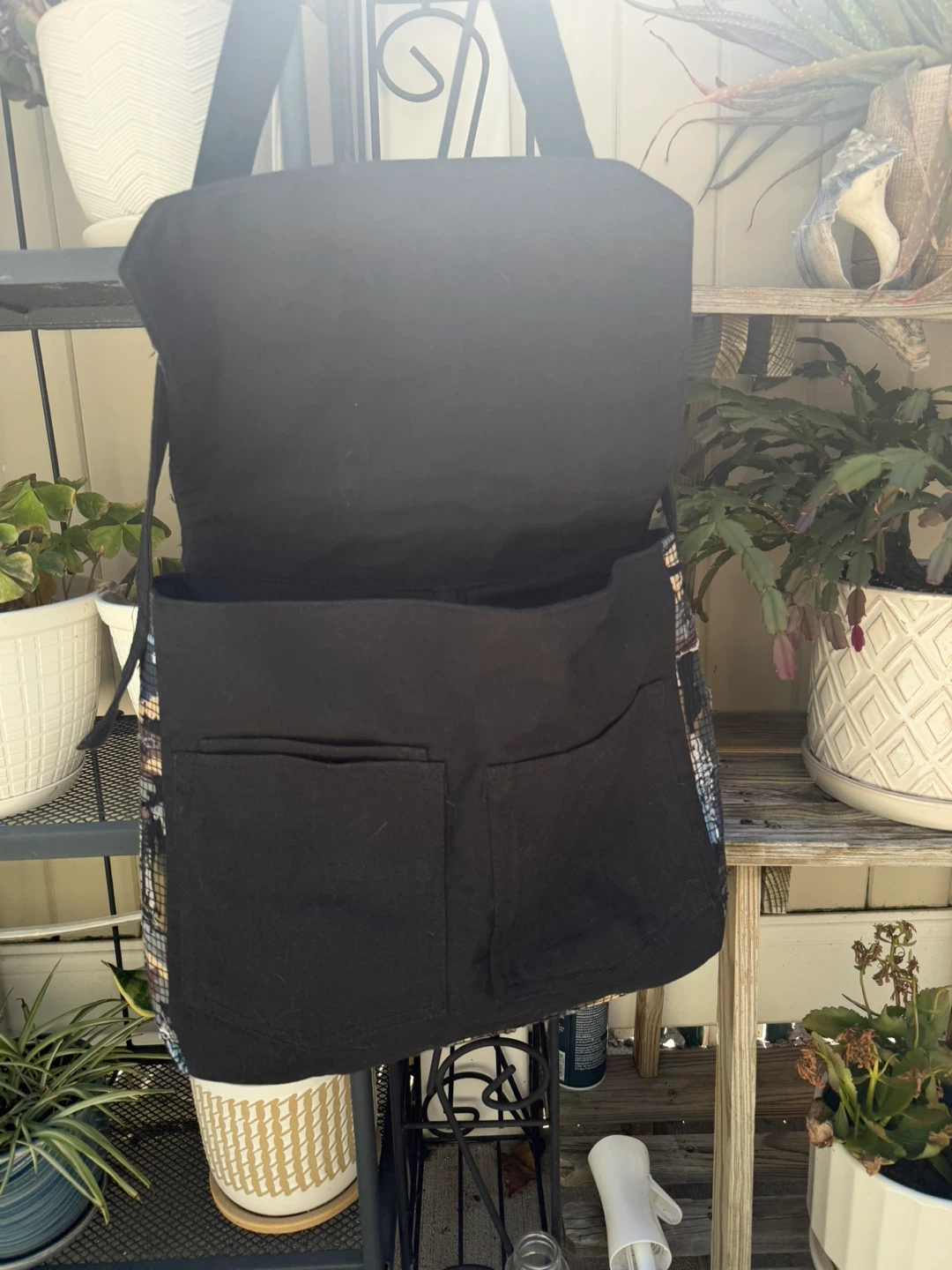Custom Messenger Bag with Colorful Patchwork Flap - photo 3