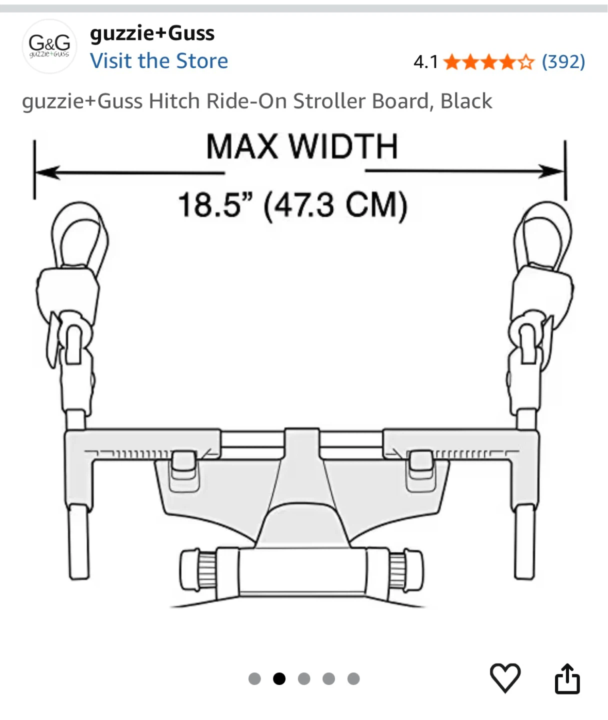 Guzzie+Guss Stroller Board - photo 2