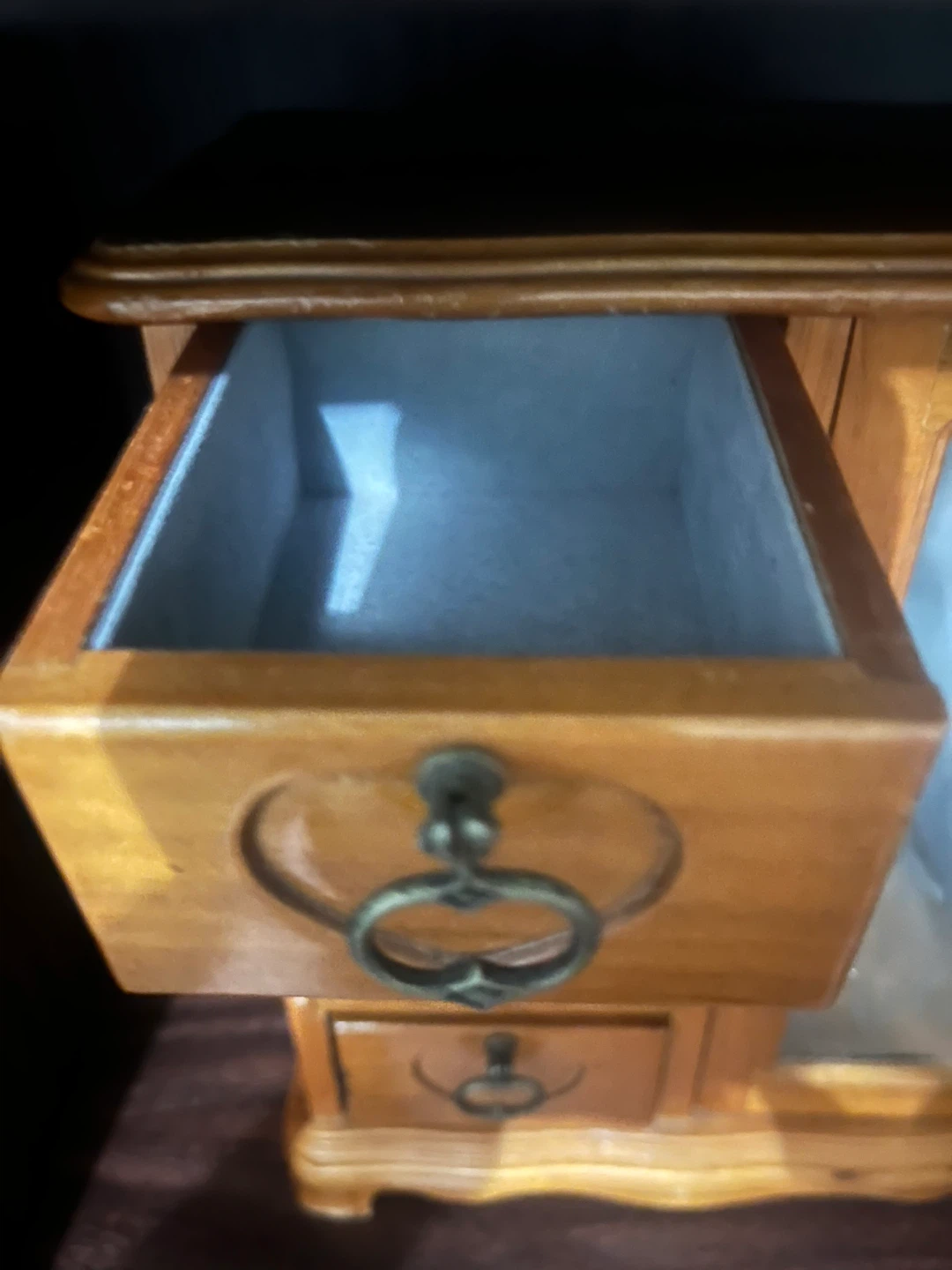 Wooden Jewellery Box with Heart Drawers - photo 3