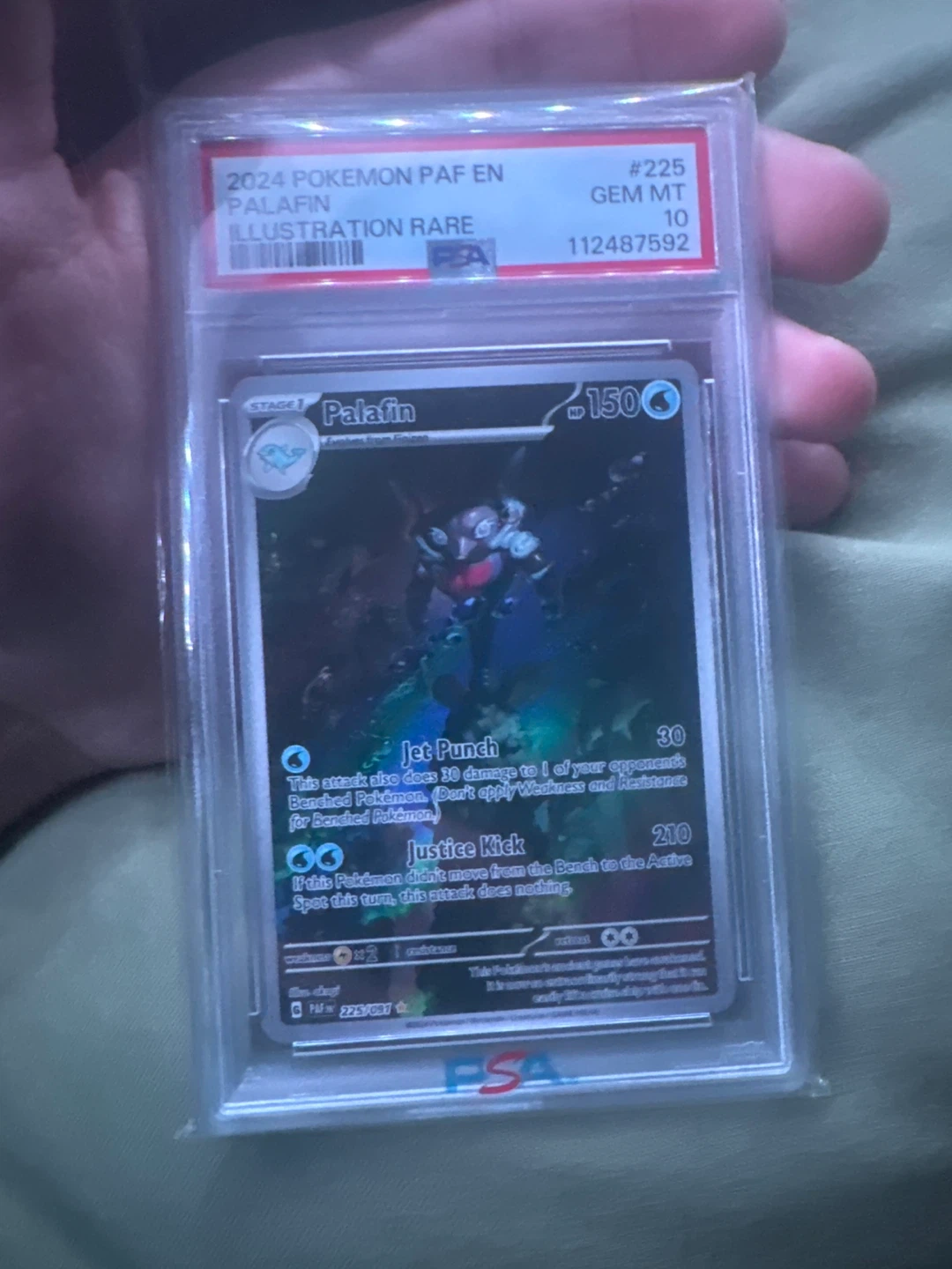 2024 Pokemon Palafin Illustration Rare #225 GEM MT 10