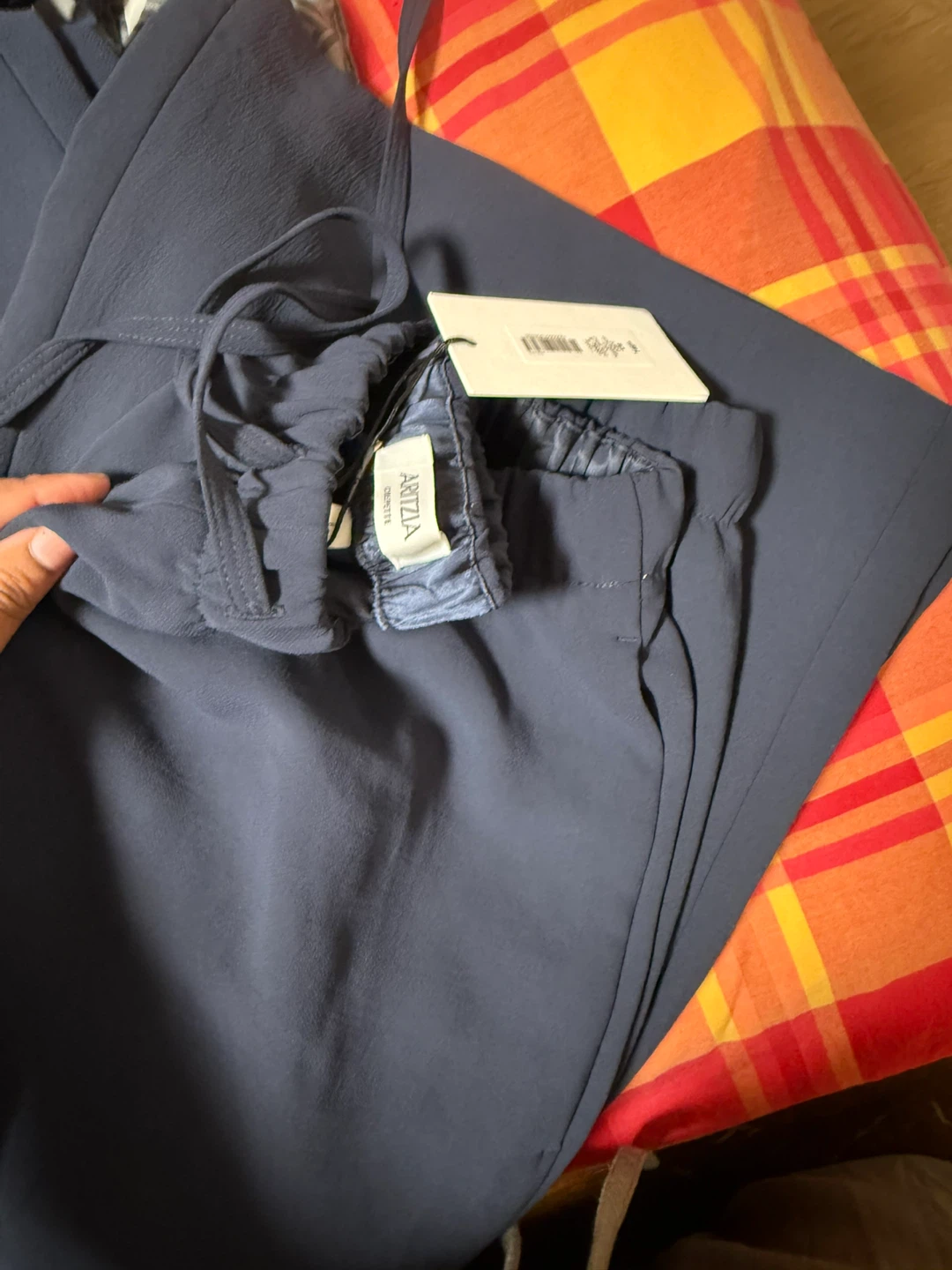 ARITZIA OAKLEY Trousers Navy Blue