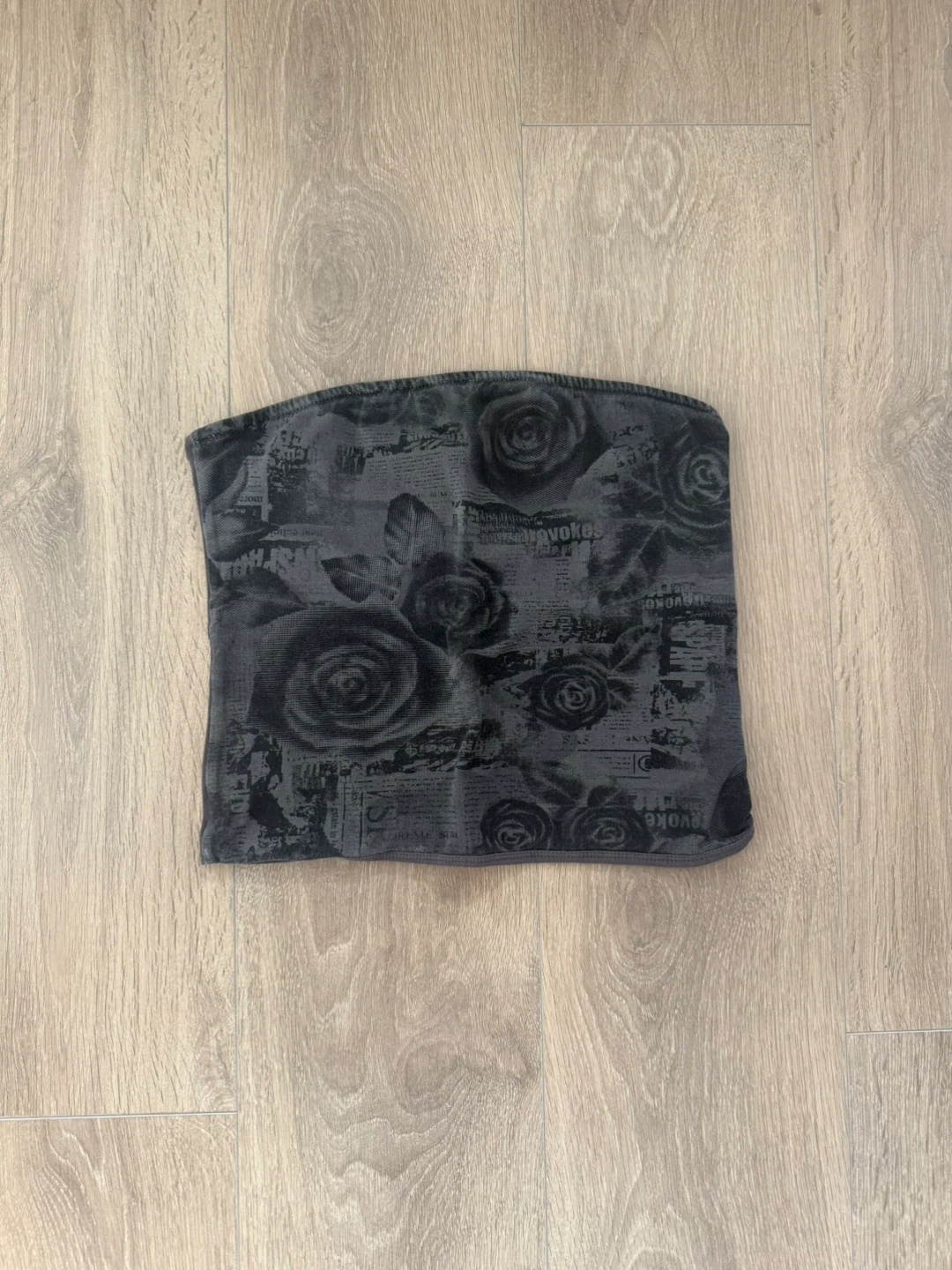 Arlene Rose Print Tube Top M/M