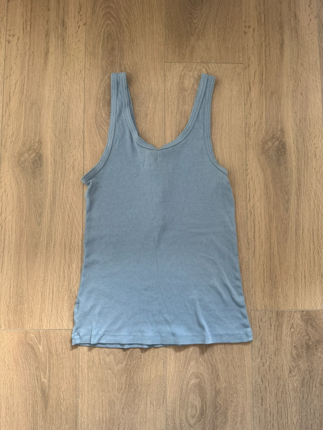 Aerie Henley Tank Top - Blue - photo 2