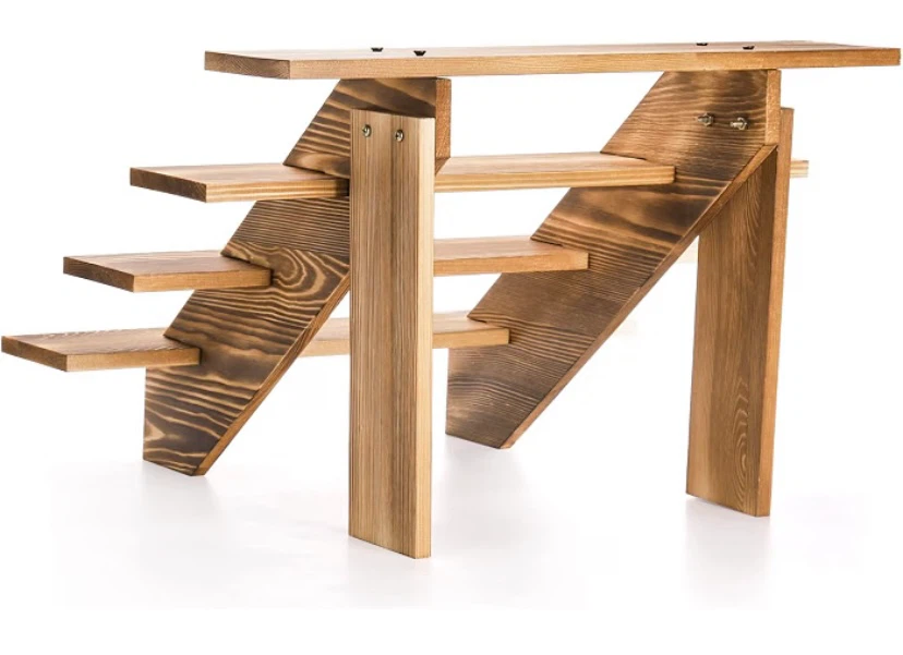 4 Tier Wood Cupcake Stand Display Stand - photo 3