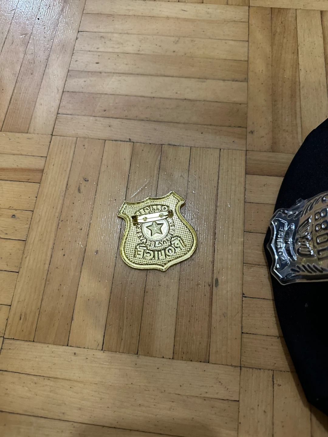 Police Hat and Badge Costume Set - photo 3
