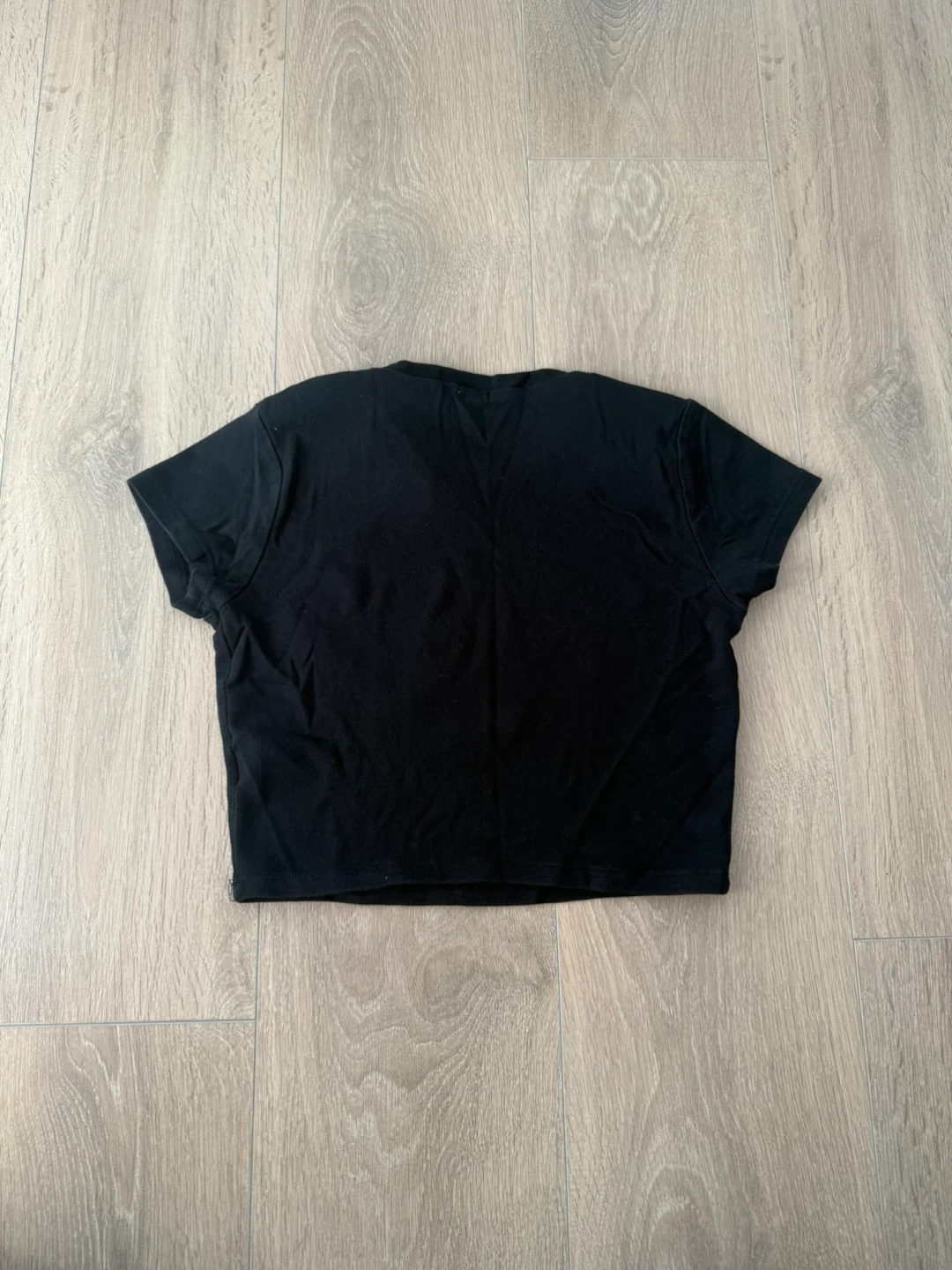 GARAGE Black 'ANGEL' Rhinestone Crop Top - photo 3