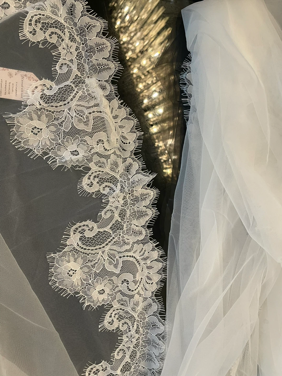 Chantilly Mantilla lace veil- Brand New - photo 5