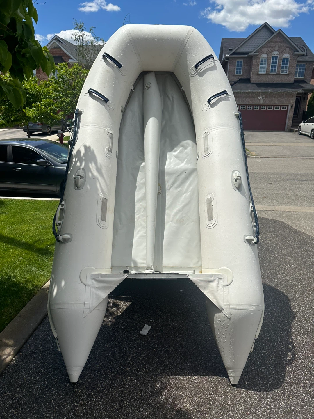 Inflatable Boat with outboard motor