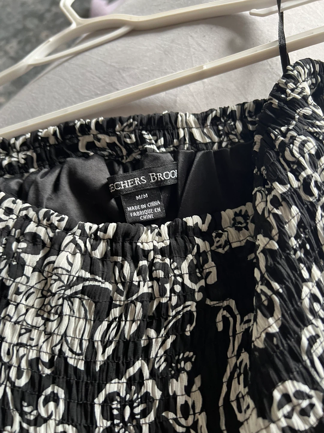 Peacers Brooke Black and White Floral Maxi Dress