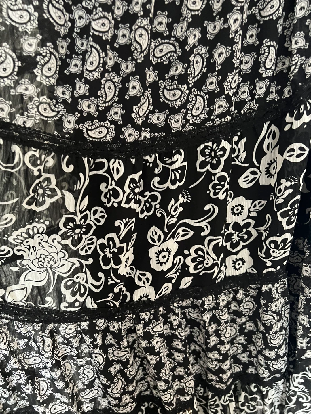 Peacers Brooke Black and White Floral Maxi Dress - photo 2