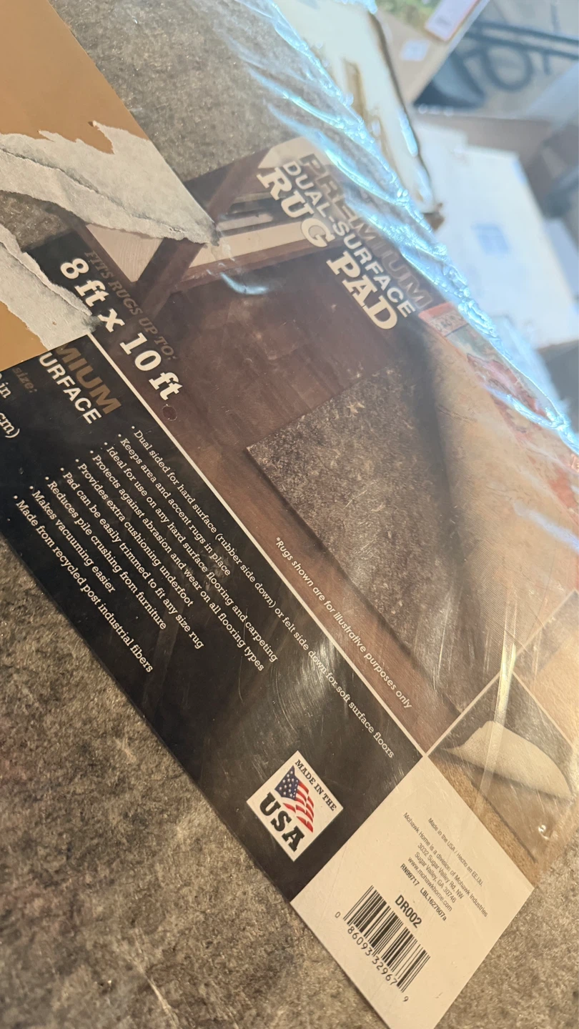 Premium Dual-Surface Rug Pad 8 ft x 10 ft - photo 3