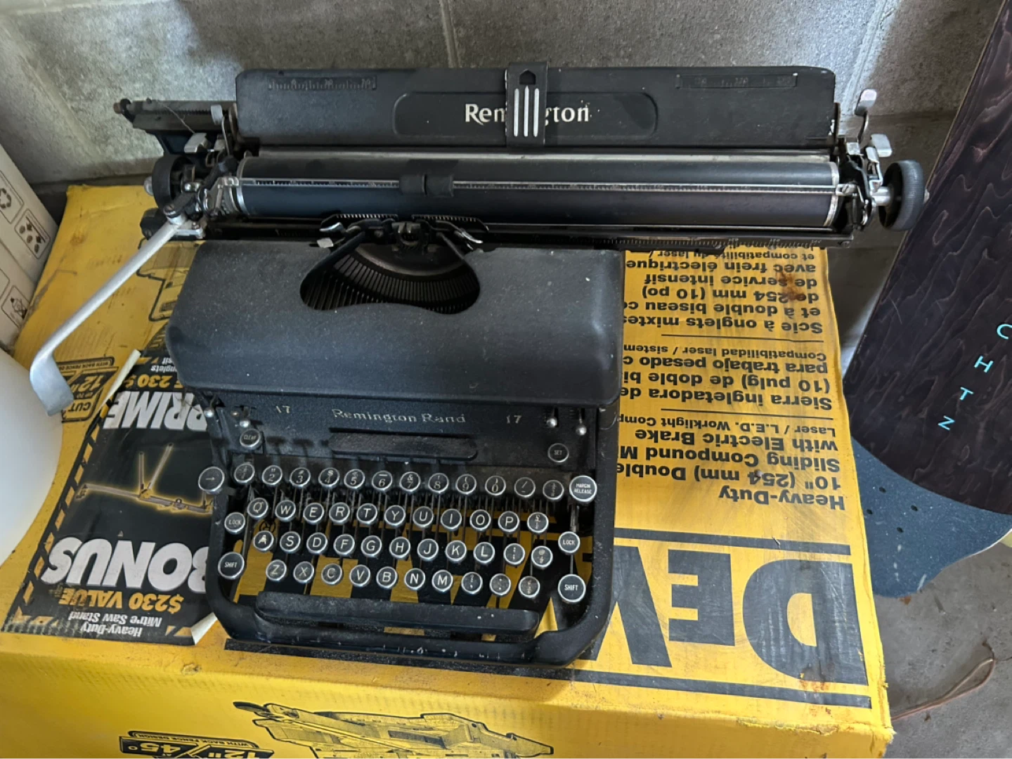 Vintage Remington Rand Model 17 Typewriter