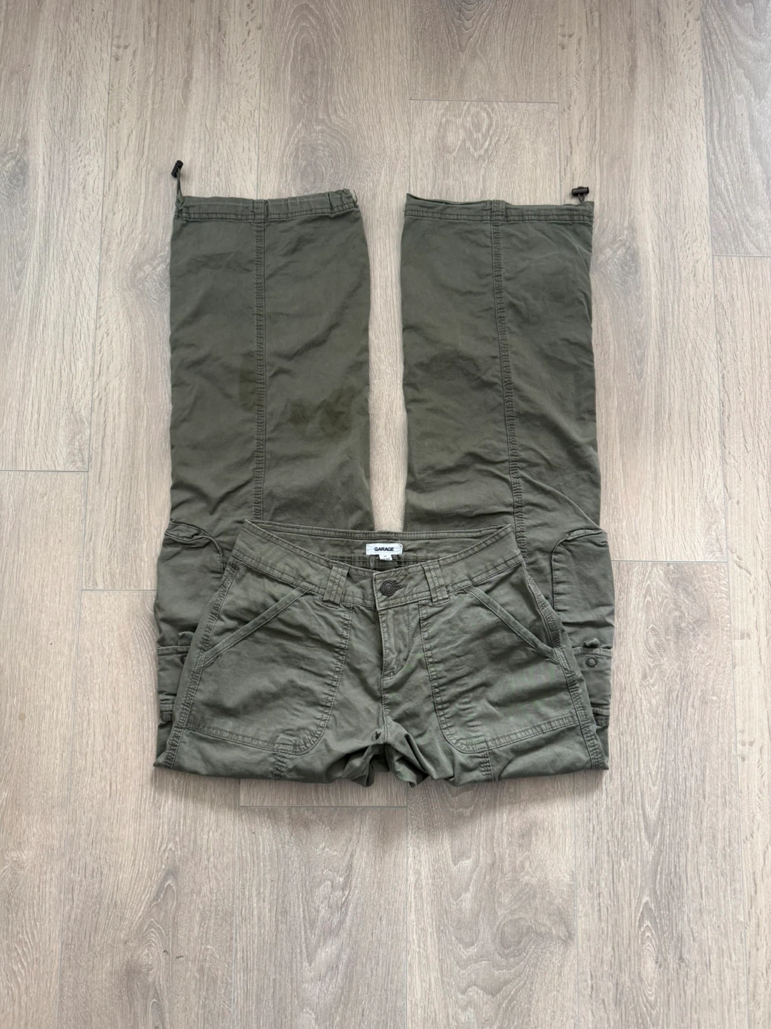 Garage Cargo Pants - Olive Green