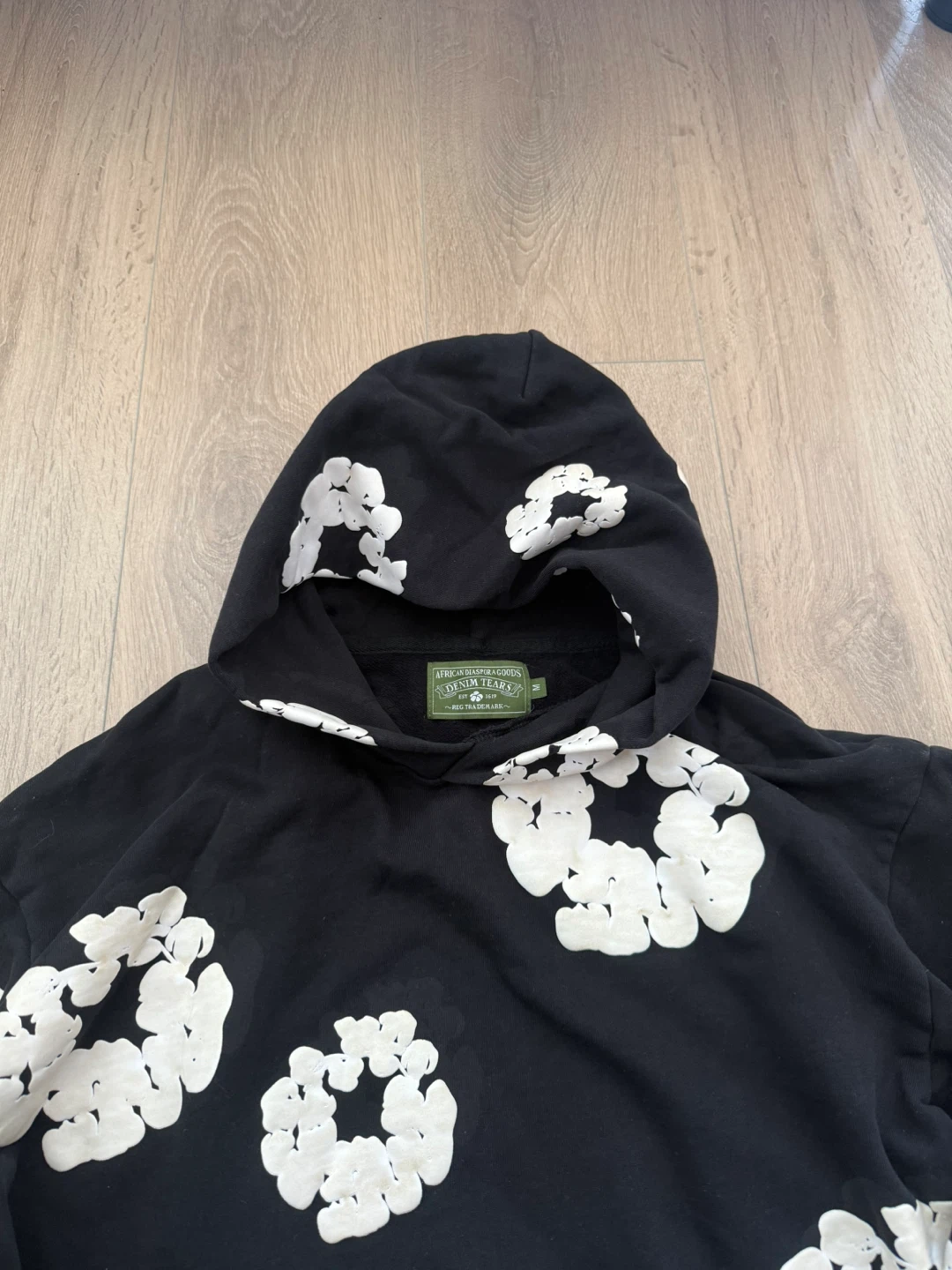Supreme x Kaws Chalk Box Logo Hoodie Black - photo 3