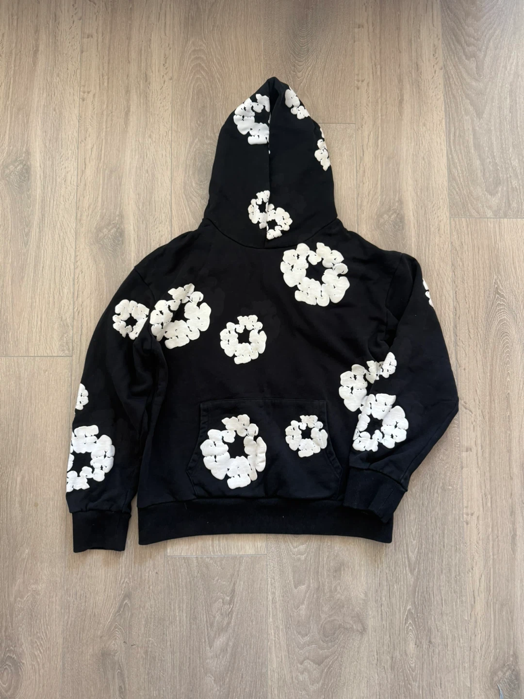 Supreme x Kaws Chalk Box Logo Hoodie Black