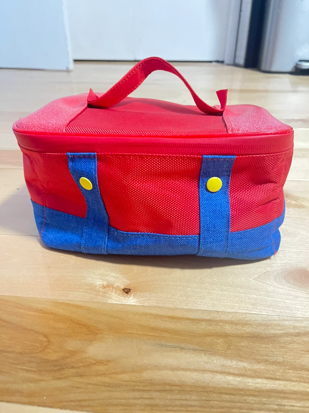 Red and Blue Lunch Bag