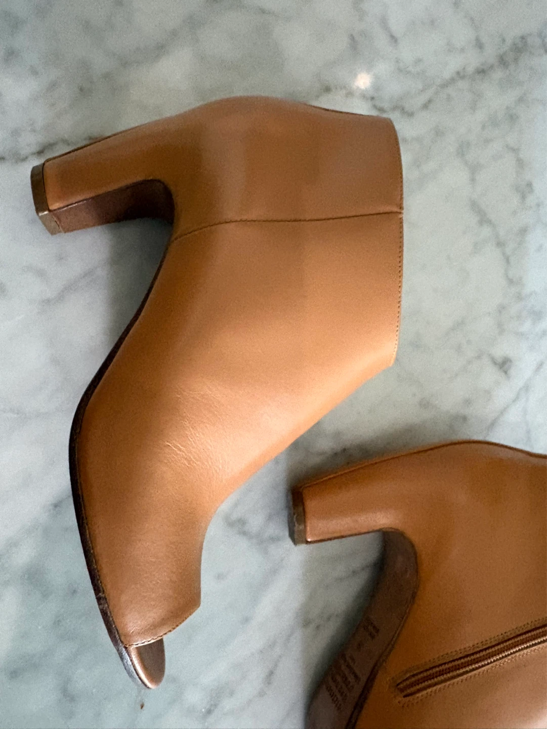 Martin Margiela light Brown Peep Toe Booties - Size 38 - photo 4