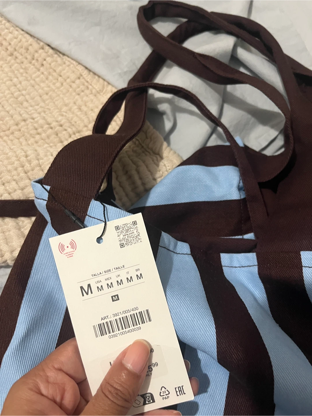 New Zara Cotton Tote - photo 3