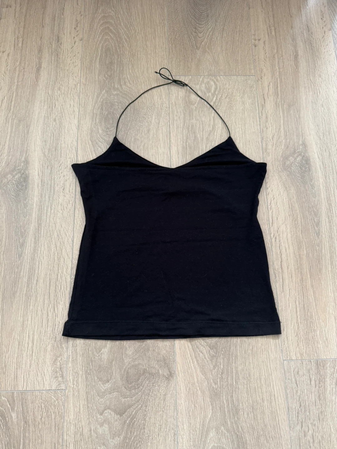 7 For All Mankind Black Halter Tank Top - photo 3