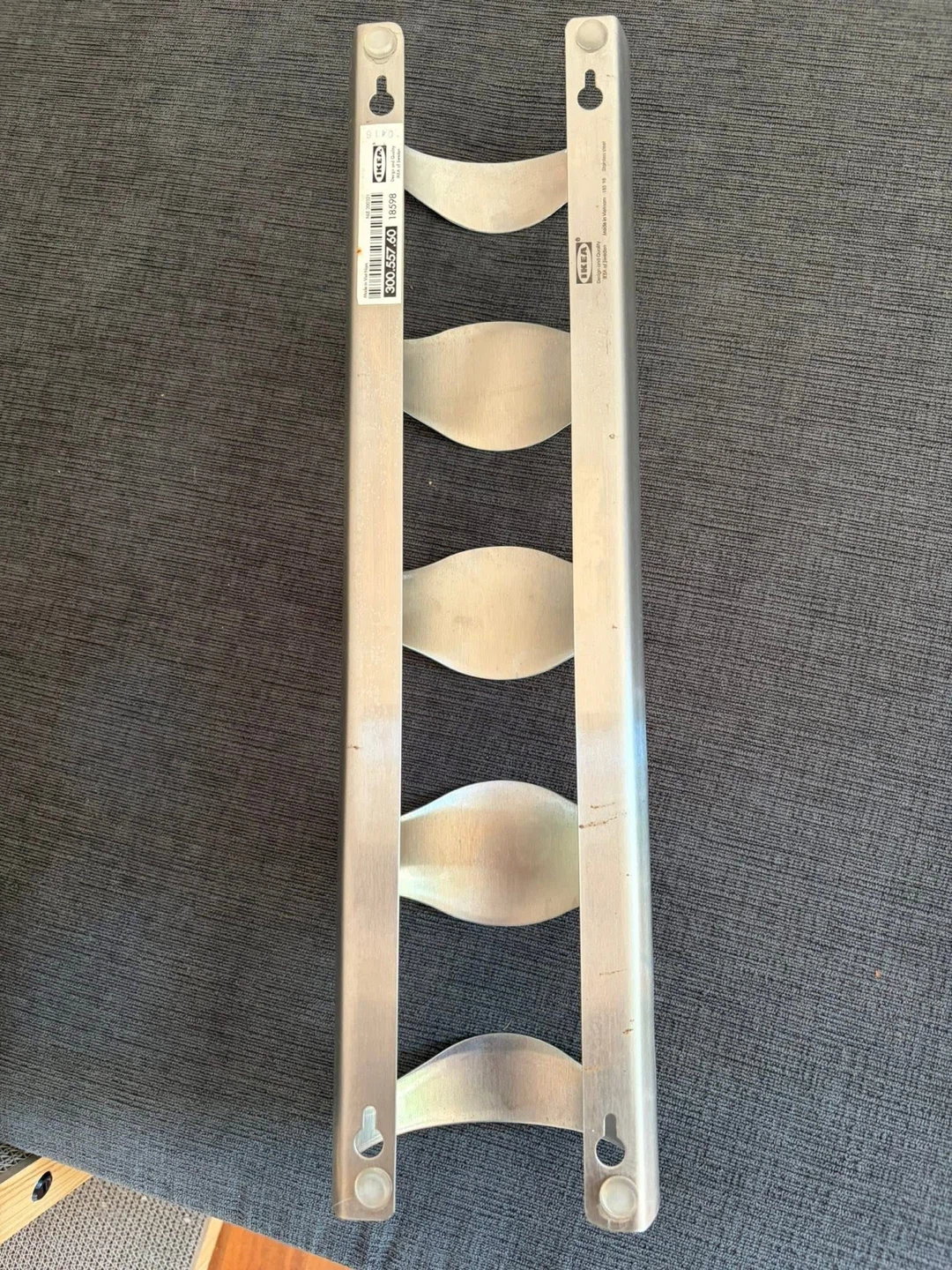 Stainless steel wine rack-wall mounted - photo 2