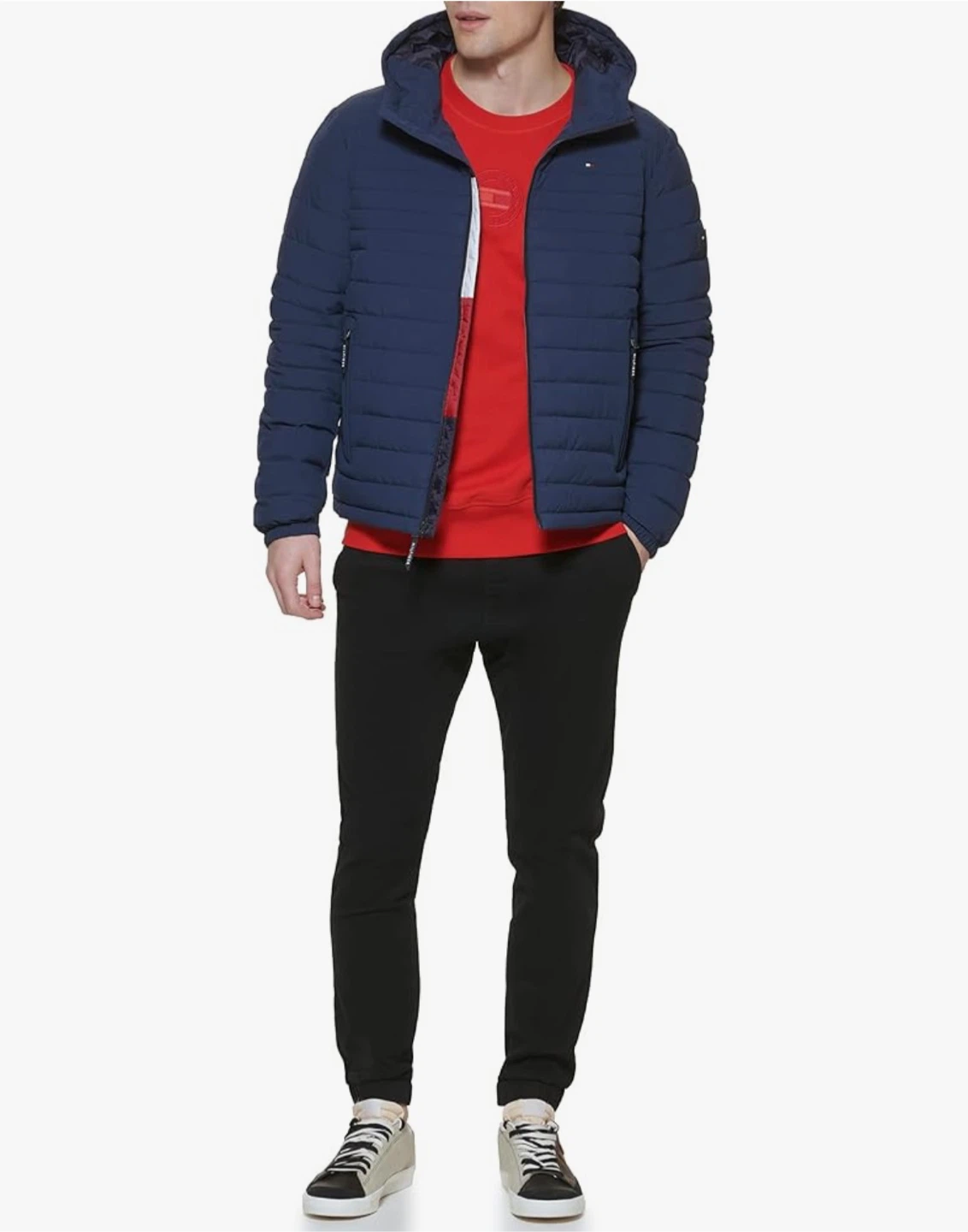 Tommy Hilfiger Men's Quilted Puffer Jacket - Navy