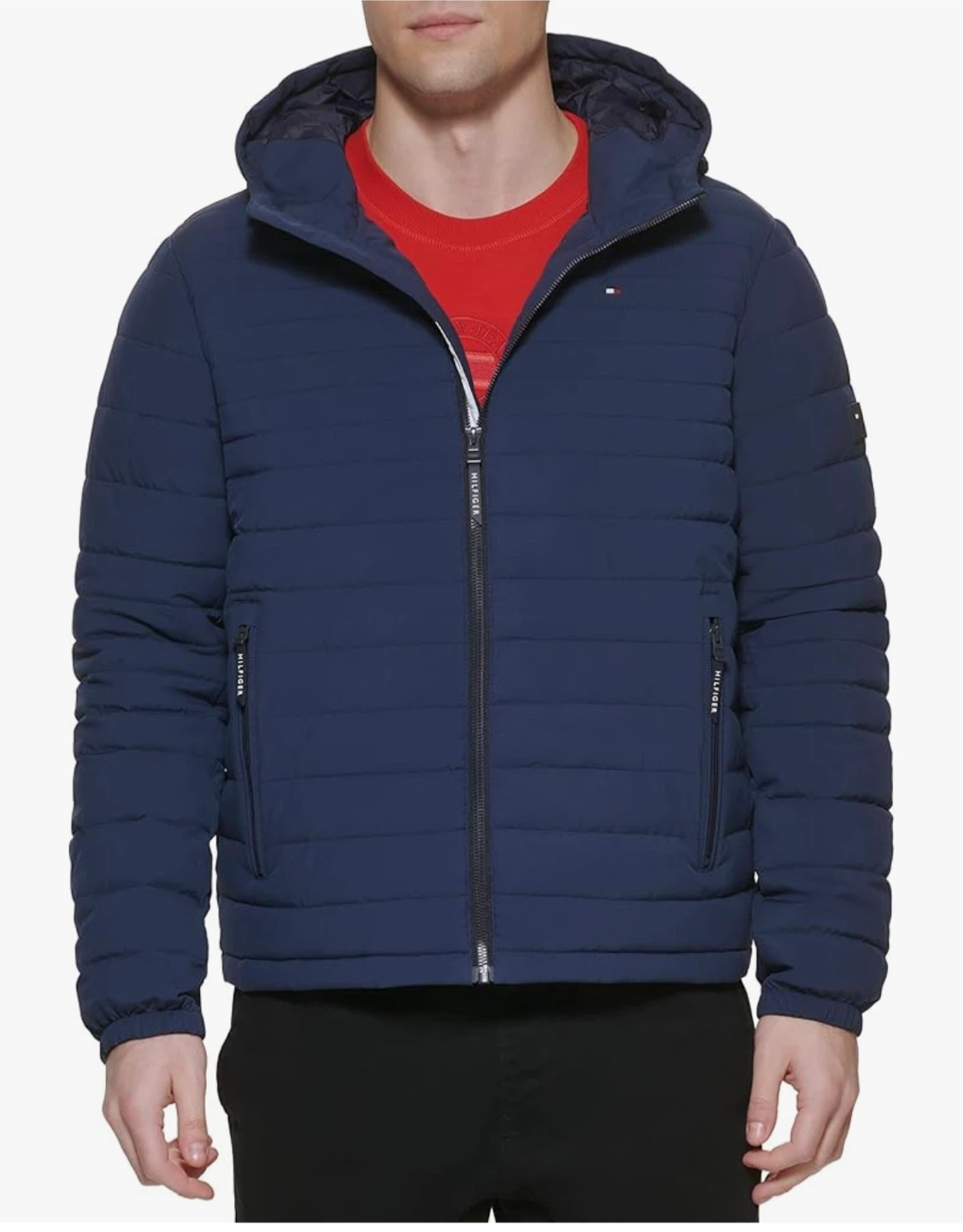 Tommy Hilfiger Men's Quilted Puffer Jacket - Navy - photo 4