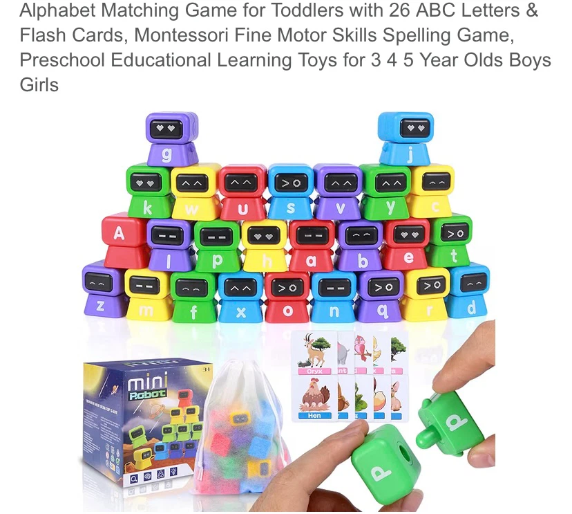 New Alphabet Matching Game