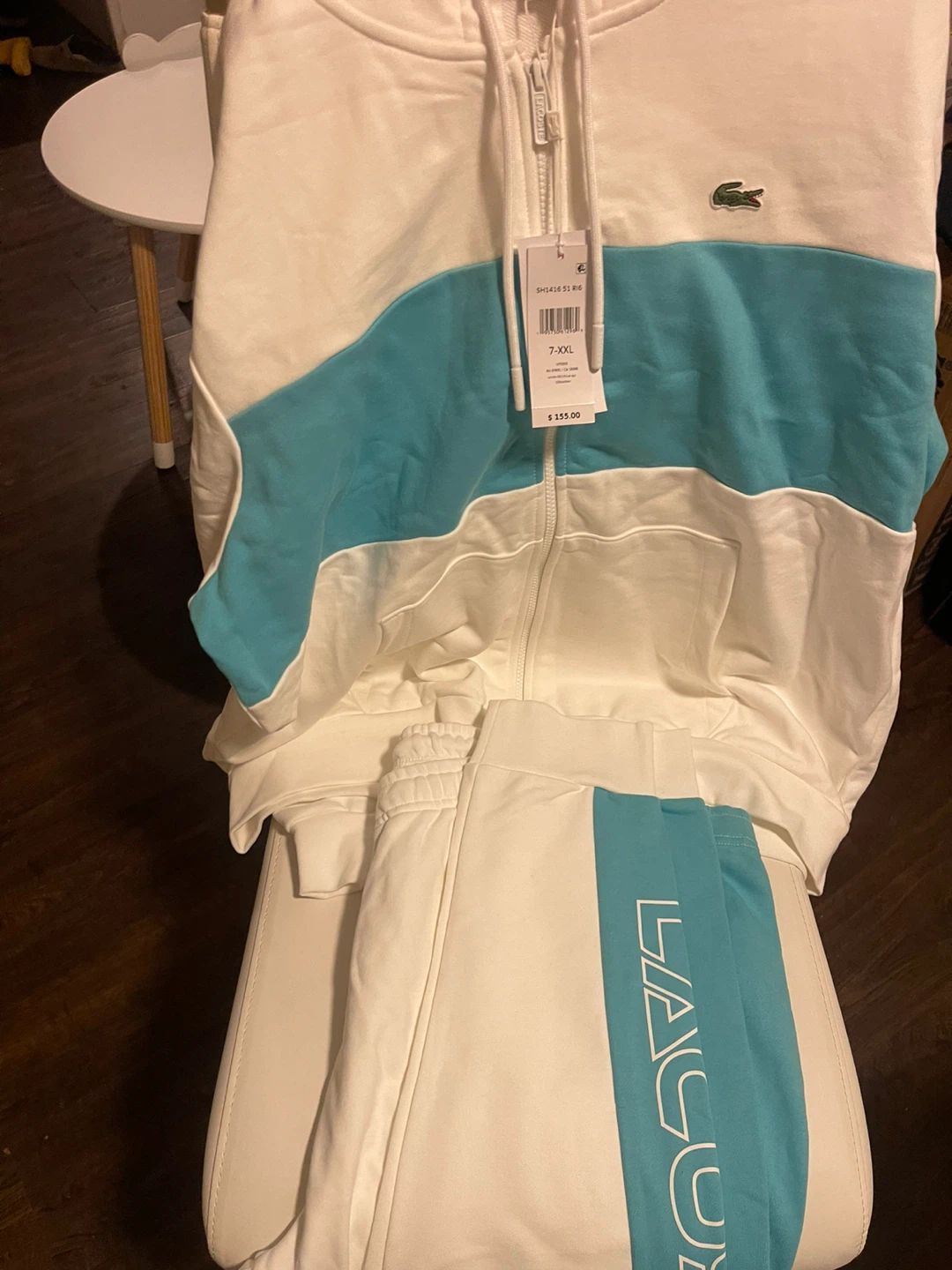 Lacoste Colorblock Full Zip Hoodie & Pants Set 7-XXL - photo 4