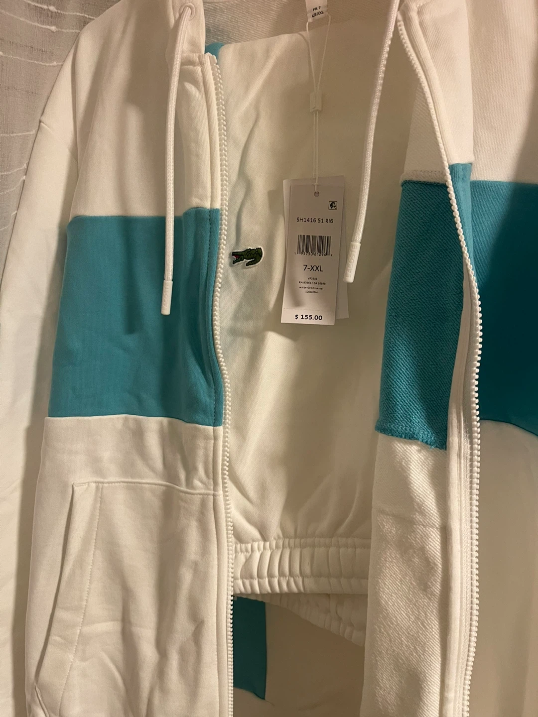 Lacoste Colorblock Full Zip Hoodie & Pants Set 7-XXL - photo 3