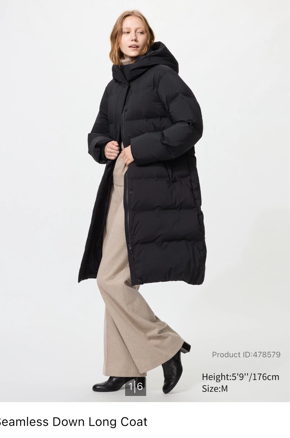 Uniqlo Seamless Down Long Coat - photo 4