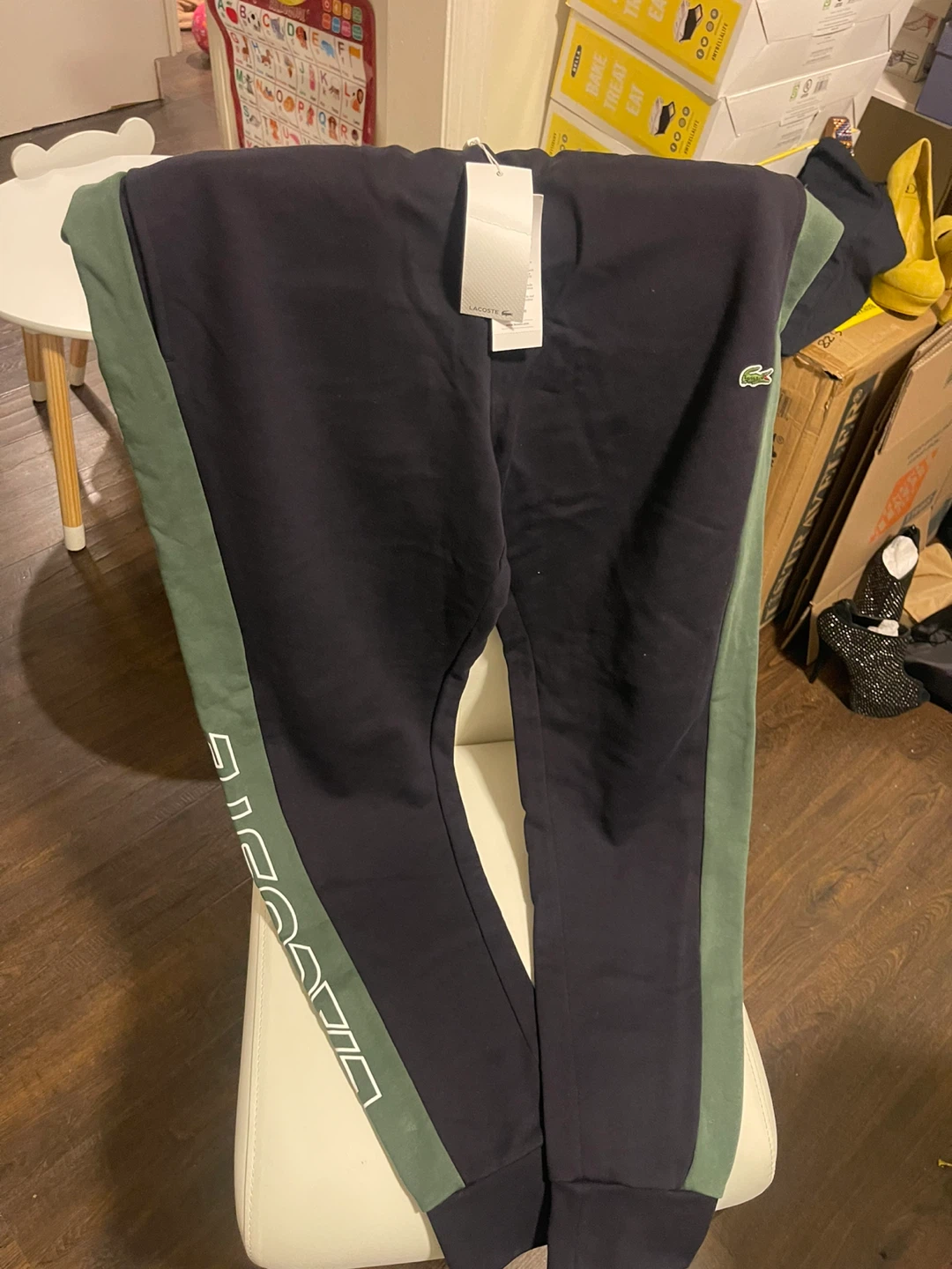 Lacoste Men's Track Pants XXL Navy Green - photo 2