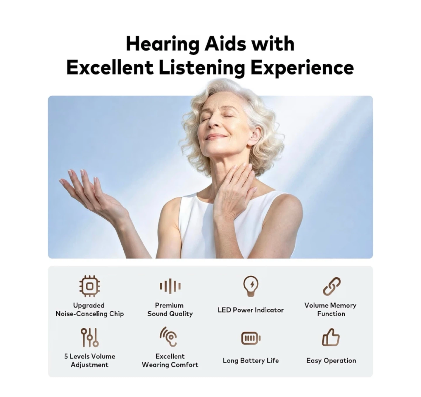 Brand new OTC Hearing Aids for Seniors & Adults - photo 3
