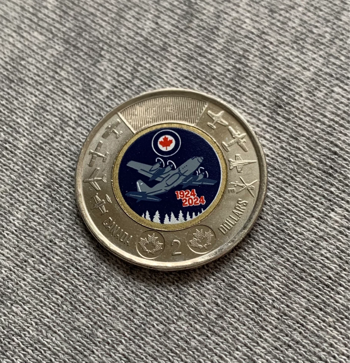 Royal Canadian Air Force Commemorative Toonie 2024