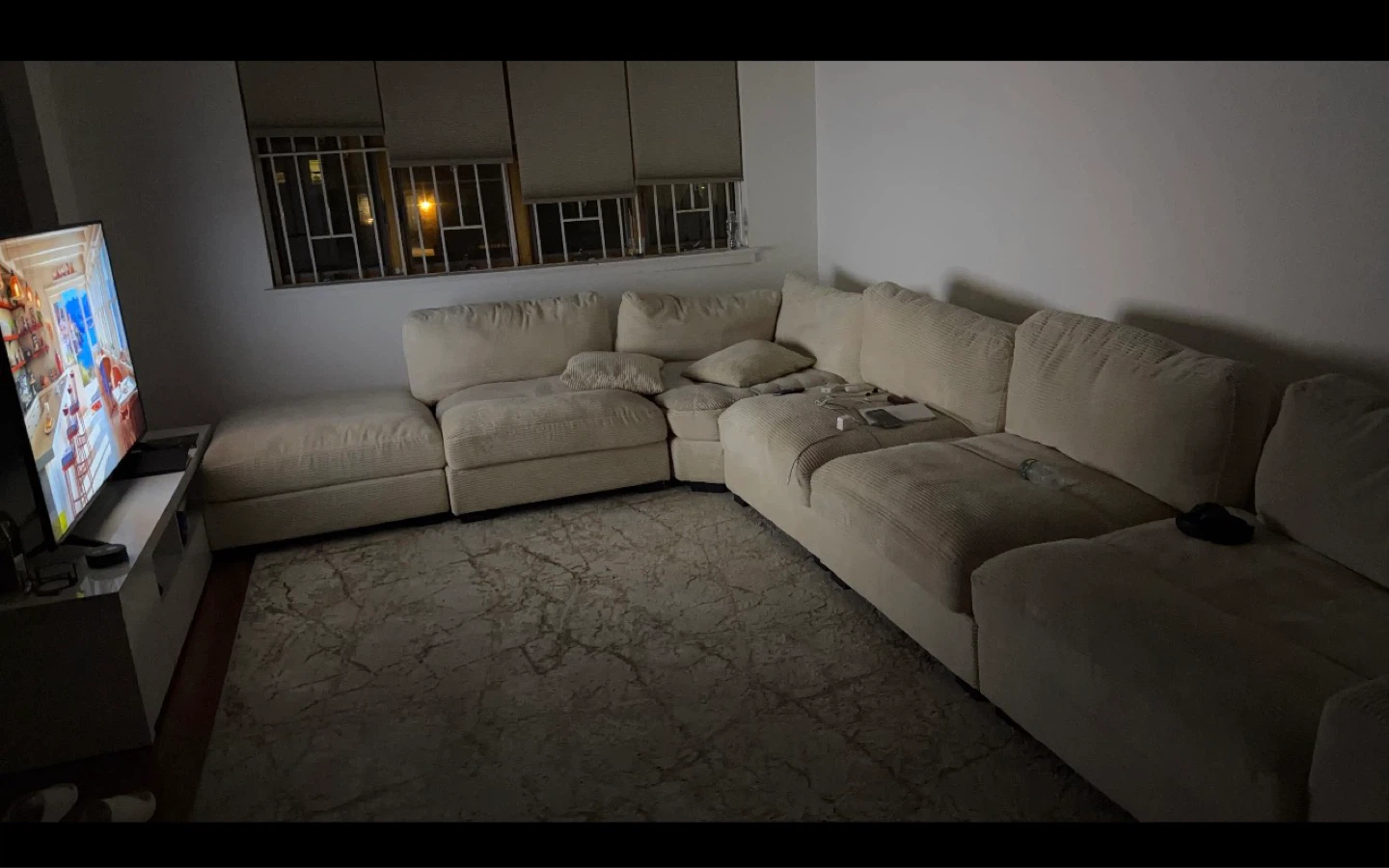 Sectional Sofa - Cream