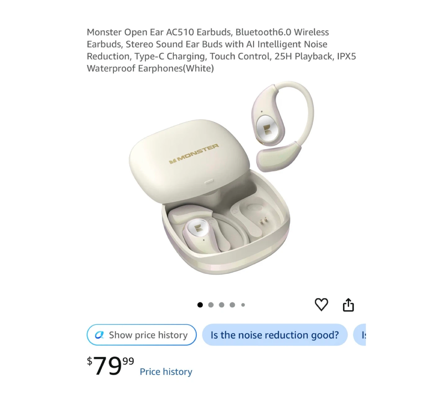 Brand new Open Ear AC510 Earbuds