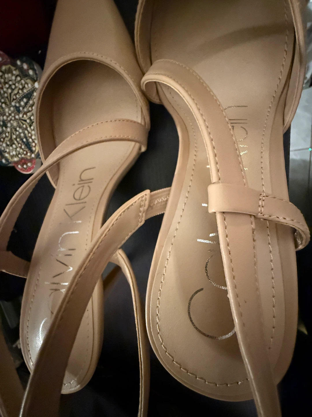 Calvin Klein Nude Heels Size 7.5 - photo 3