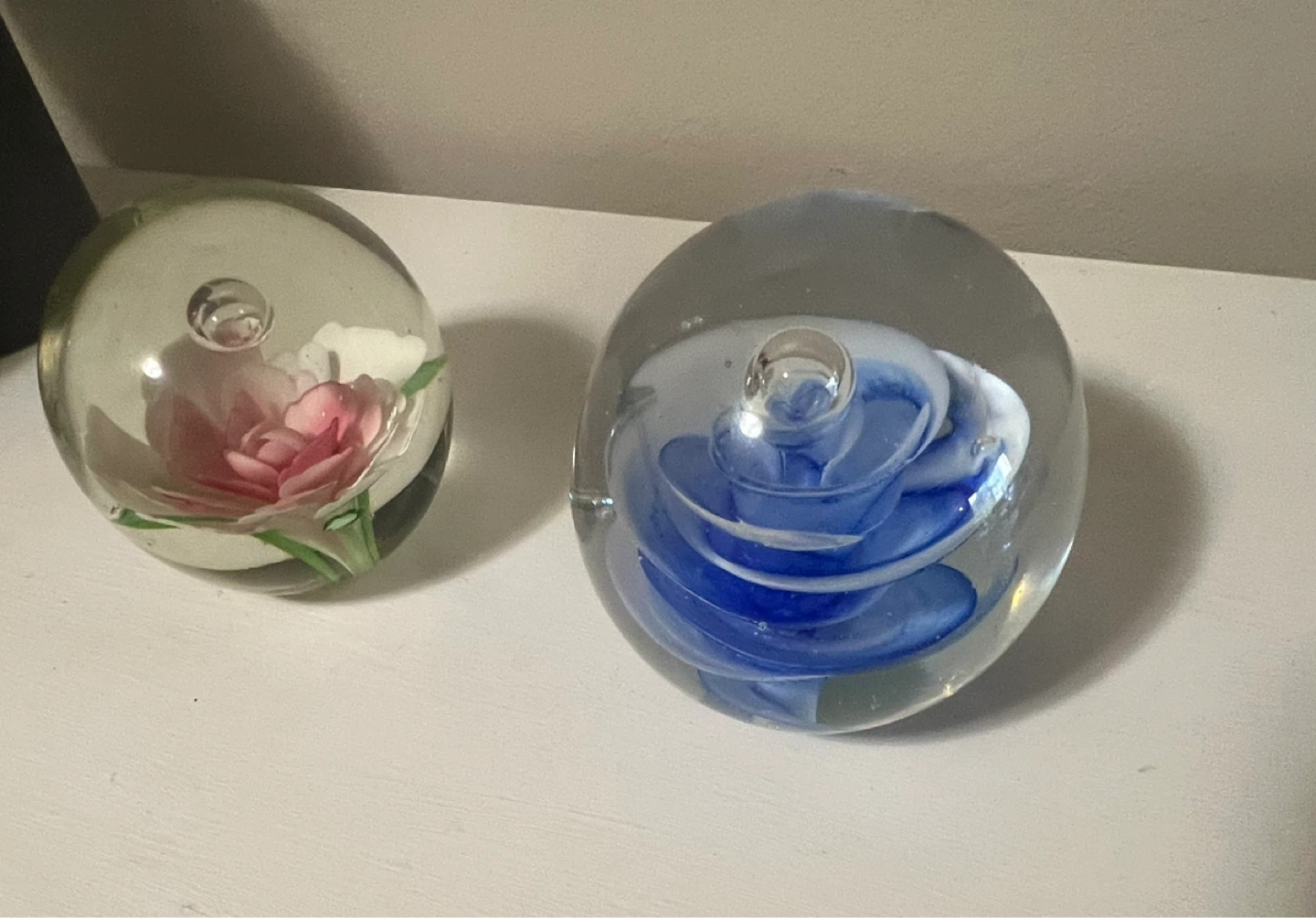 Floral Glass Paperweights - photo 2