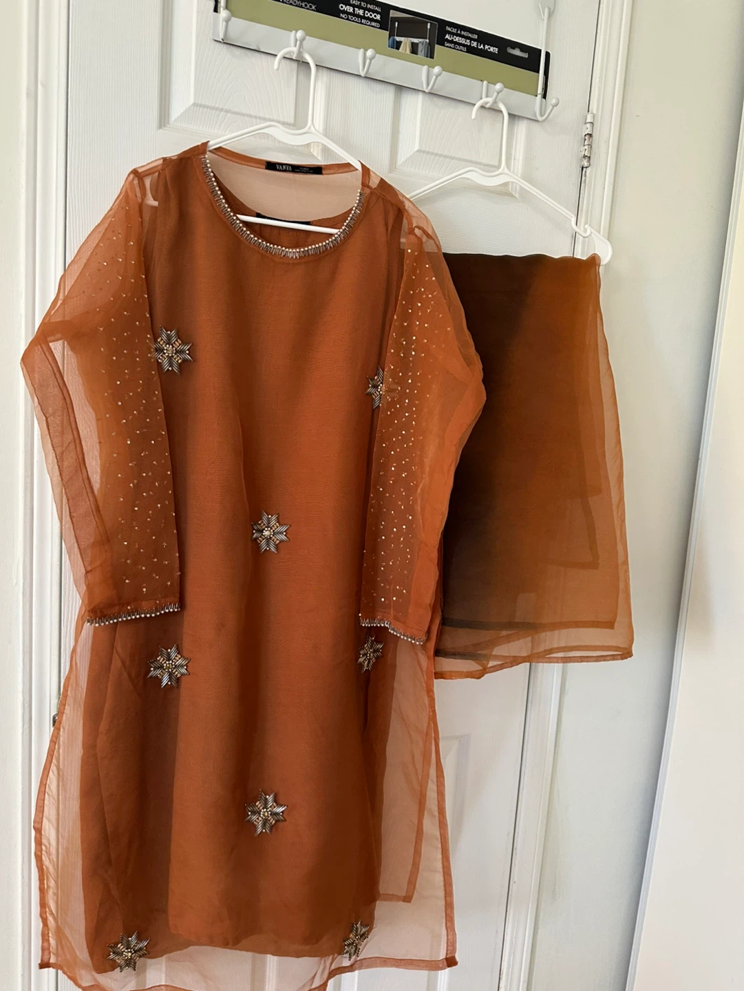 Pre loved Fancy organza suit