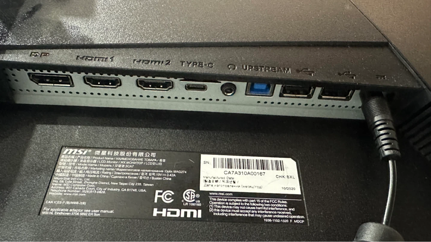 MSI Optix MAG274 27 144Hz Gaming Monitor - photo 4