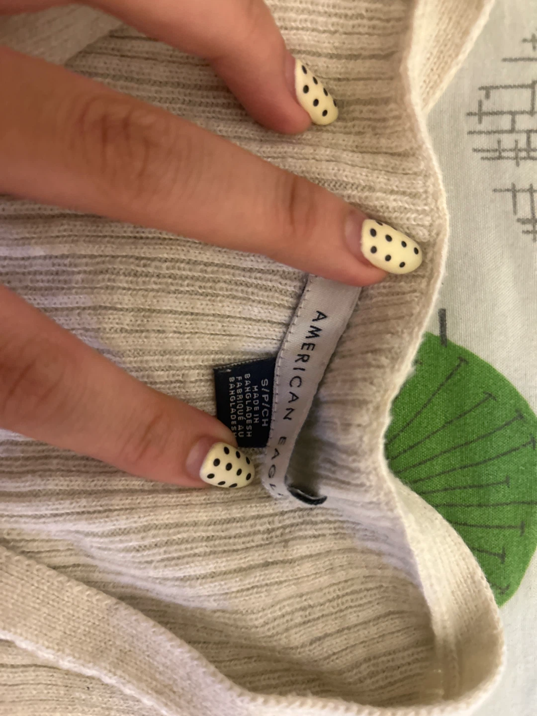 American Eagle Ribbed Lace-Up Sweater - photo 2