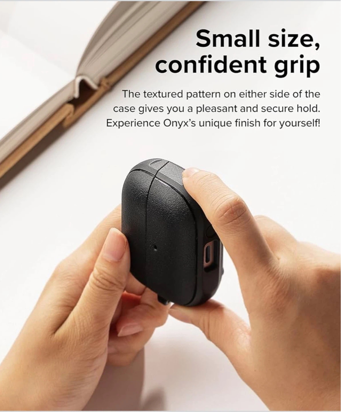 Ringke Onyx Case for Galaxy Buds3 / Buds3 Pro - Black - photo 4