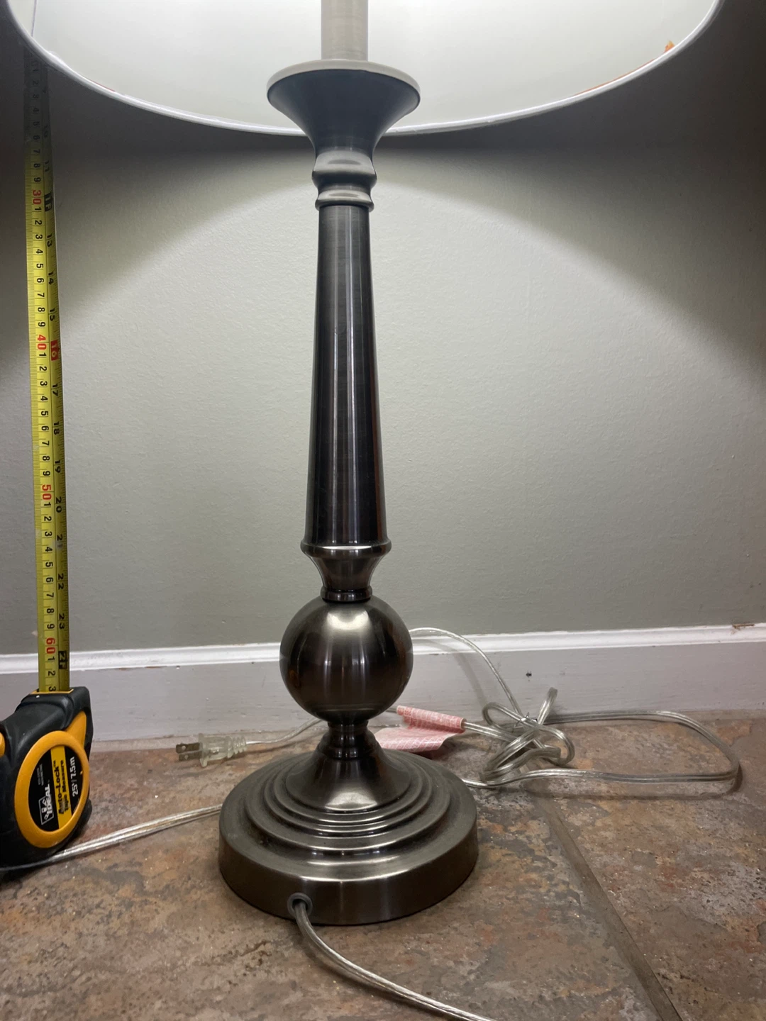 Table Lamp - Brushed Nickel Finish - photo 2