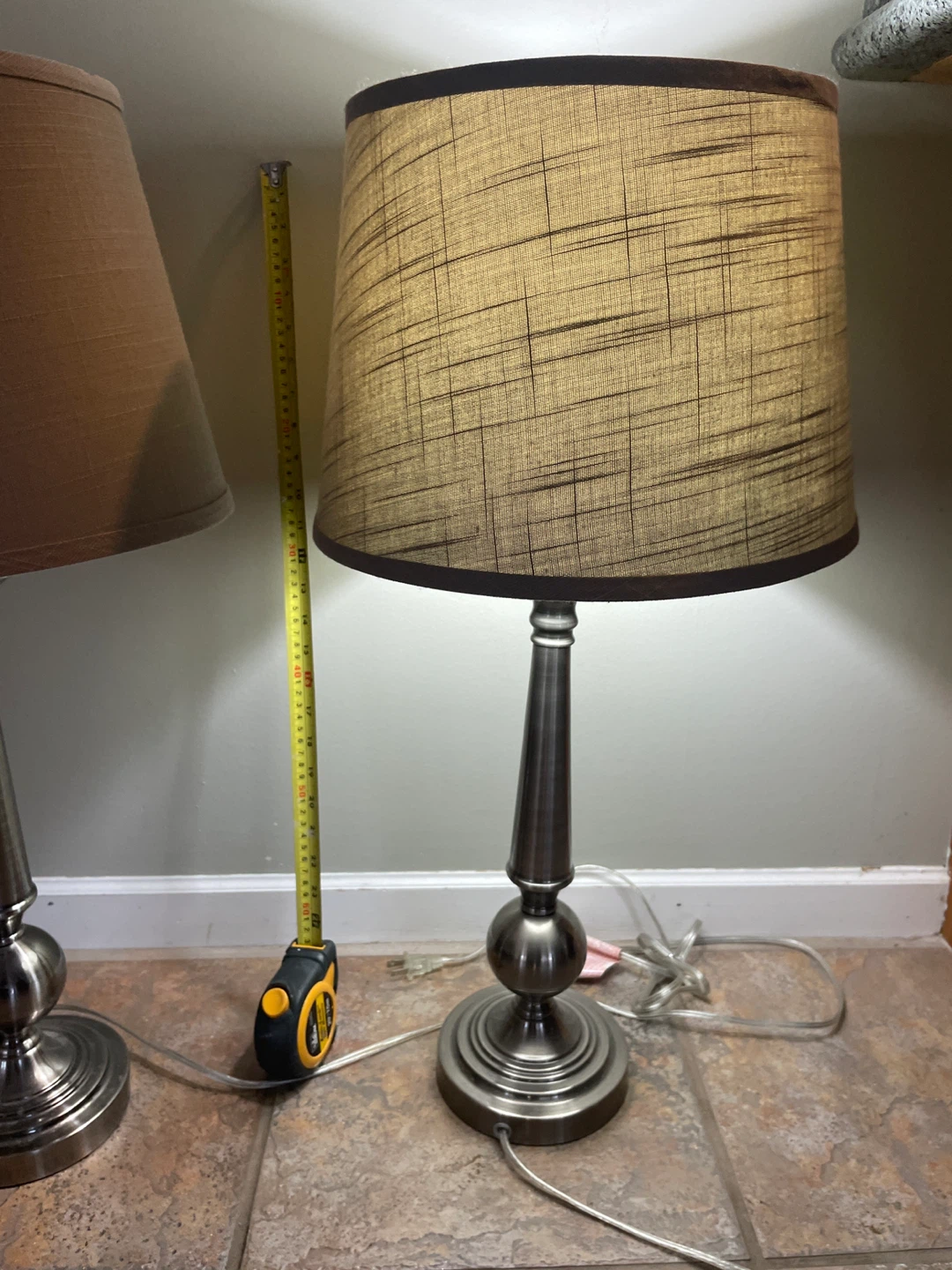 Table Lamp - Brushed Nickel Finish