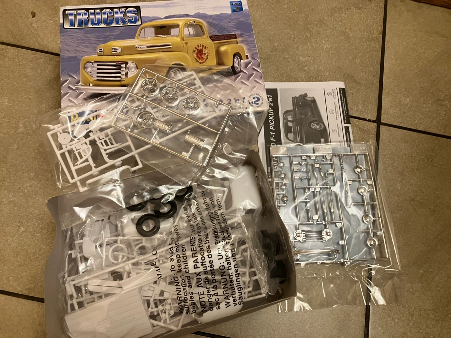 Revell '50 Ford F-1 Pickup Truck Model Kit 1:25 Scale - photo 2