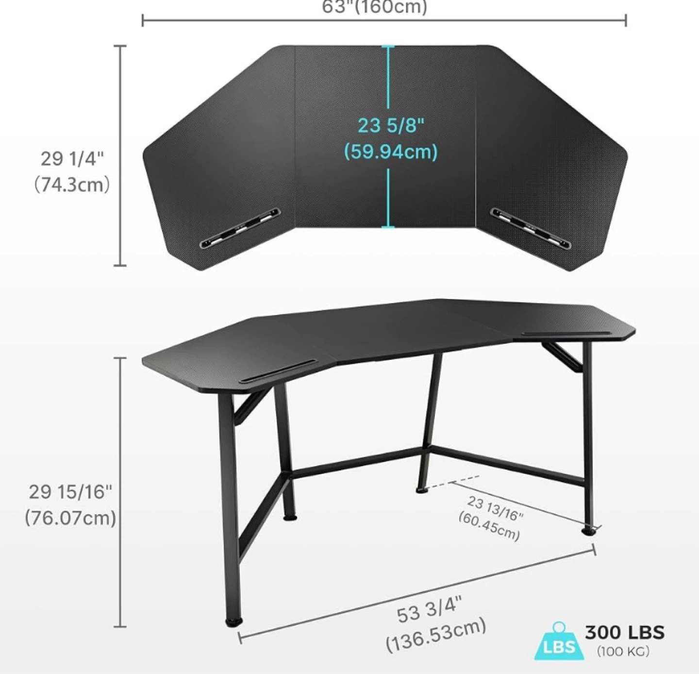 EUREKA Ergonomic Gaming Desk and Chair Set (CAN DELIVER) - photo 3